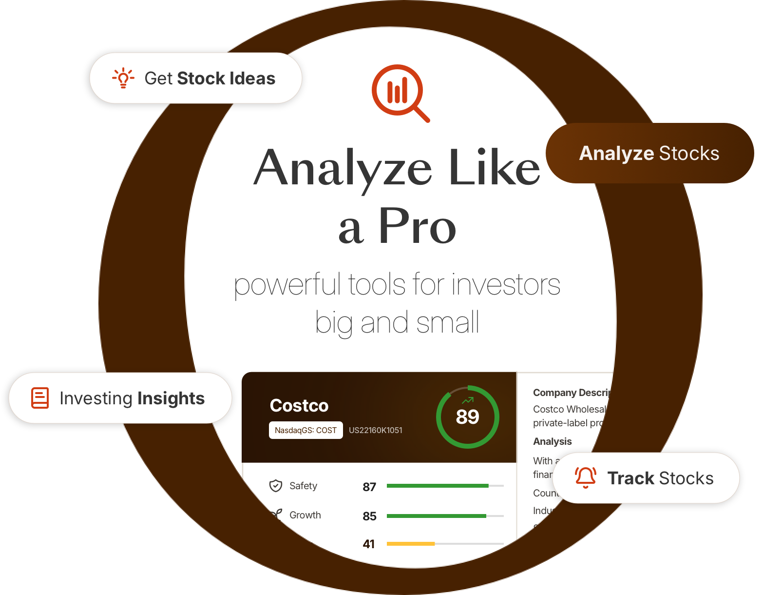 Powerful research with example data shown